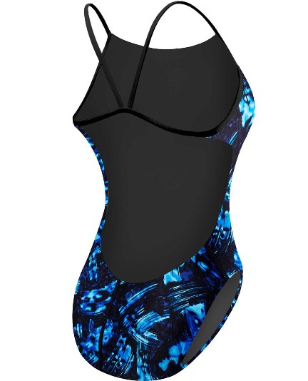 TYR Cutoutfit Swimsuit (Blue (420))